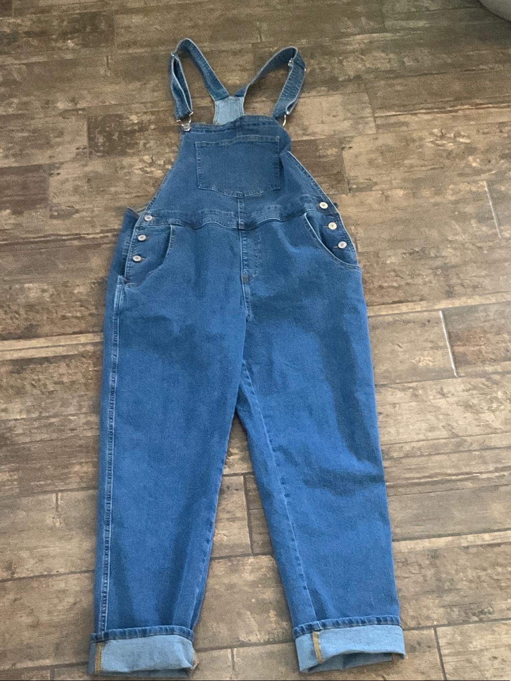 Classic Blue Denim Overalls NWOT